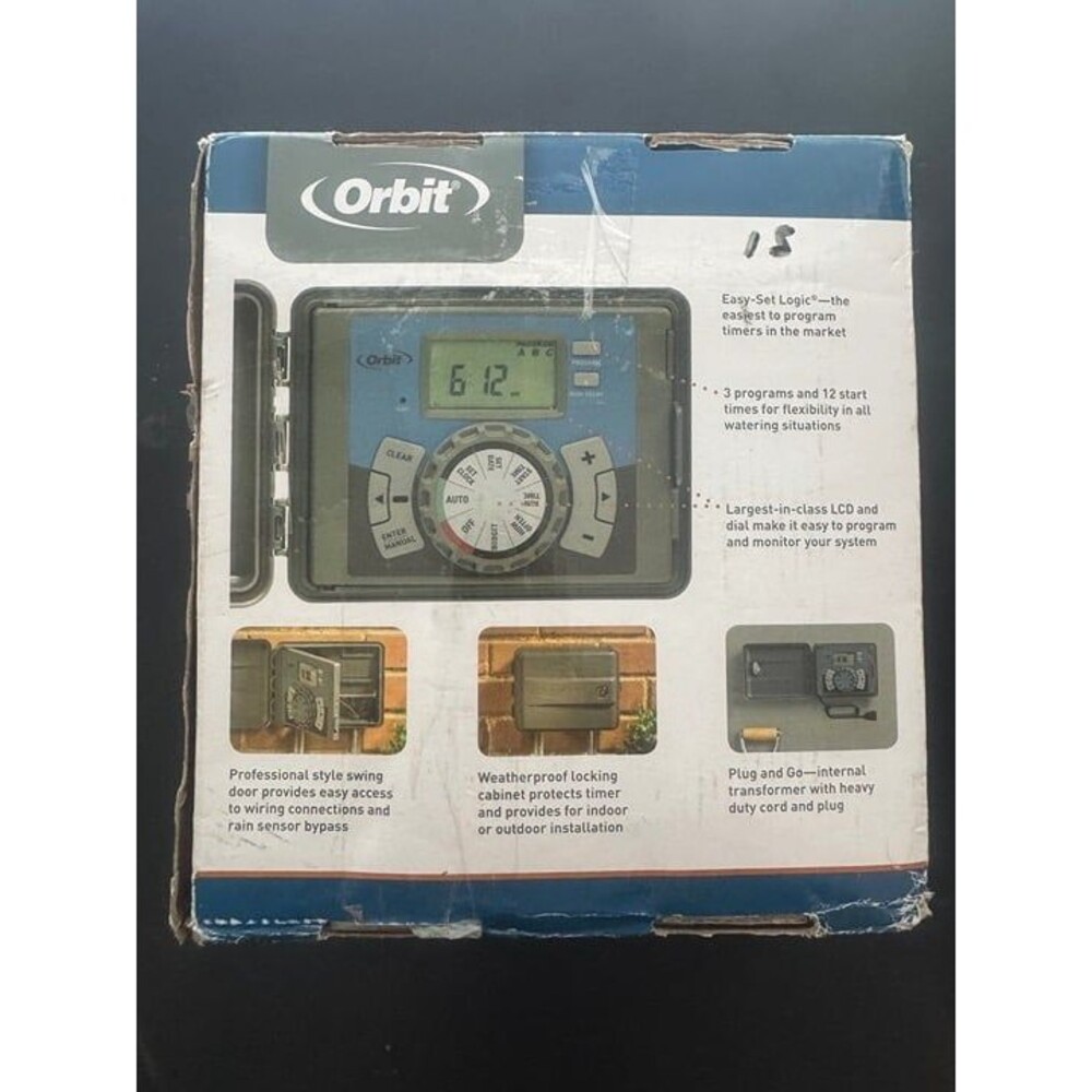 Orbit Easy-Set Logic 4-Station Indoor Sprinkler Timer – Simple Programming - Picture 2 of 7
